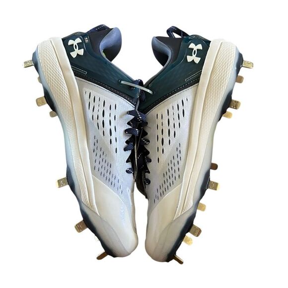 Under Armour Men's Yard Low Turf Baseball Shoe, Royal White & Blue New - Picture 4 of 8